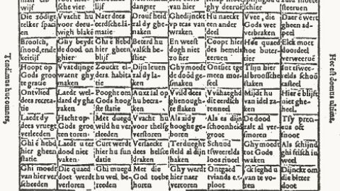 Rederijkers Schaakbordgedicht