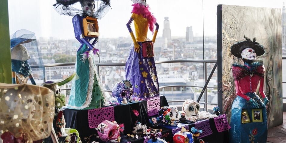 Het Antwerpse altaar van Dia de los Muertos in MAS