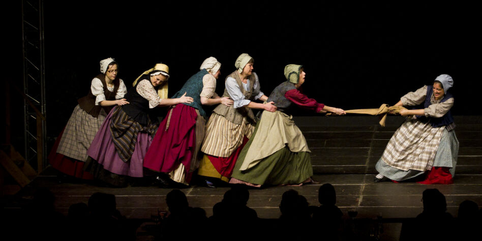 20150403 - LEUVEN, Belgium: Pictures taken on the international Folkdance Festival "Paasfeesten Leuven". Different groups from Leuven (Belgium), Slovakia
Italy (Sicily), Lithuania and Sweden performed in “Feestzaal De Rijschool” in Leuven, Saturday 3th of april 2015. PHOTO JOOST VAN SLAMBROUCK.