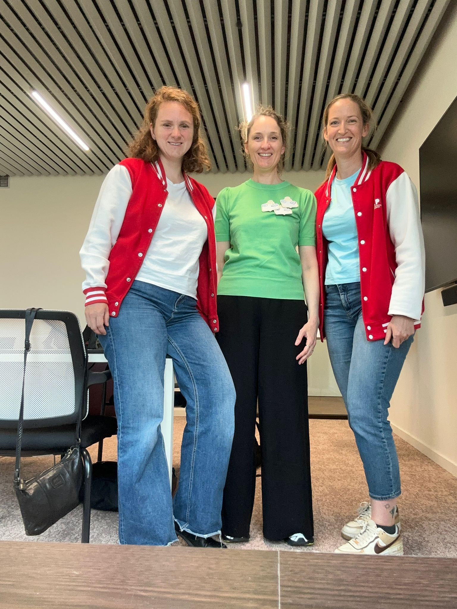 Kathleen Empsten (AP Hogeschool), Wendy Van Leuven (Werkplaats immaterieel erfgoed) en Sarah Proost (AP Hogeschool)